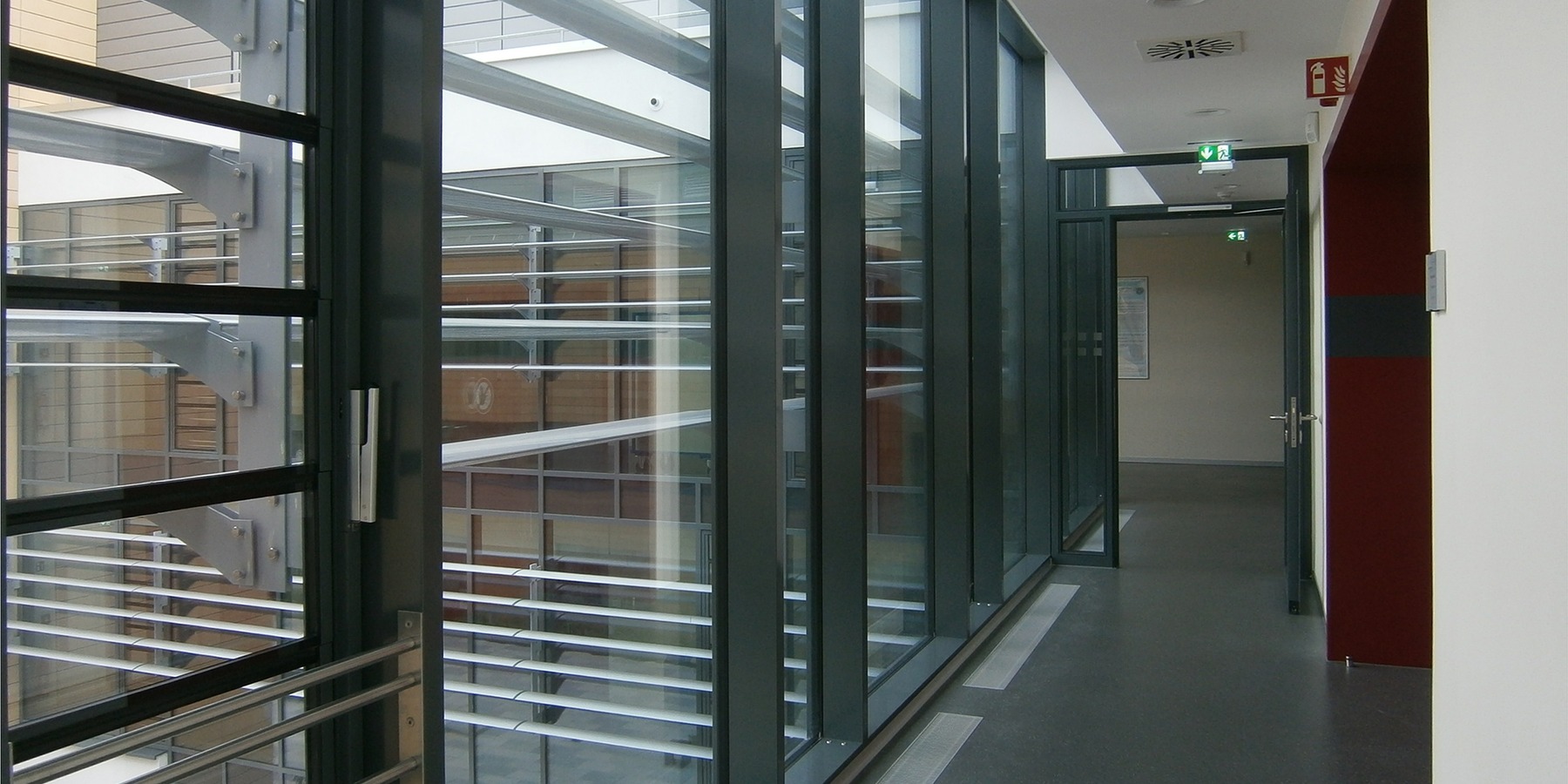 Flur im Obergeschoss © 2015 Betrieb für Bau und Liegenschaften Mecklenburg-Vorpommern