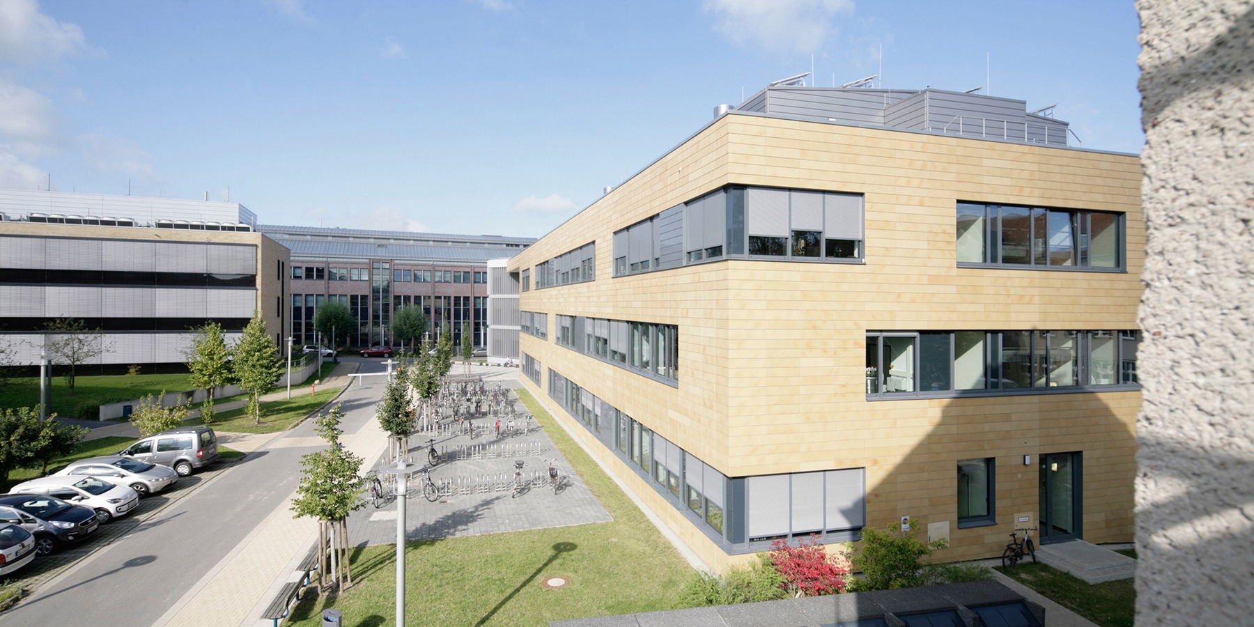 Blick von Südosten auf den Neubau C_DAT © 2015 Christian Hoffman, FM M-V