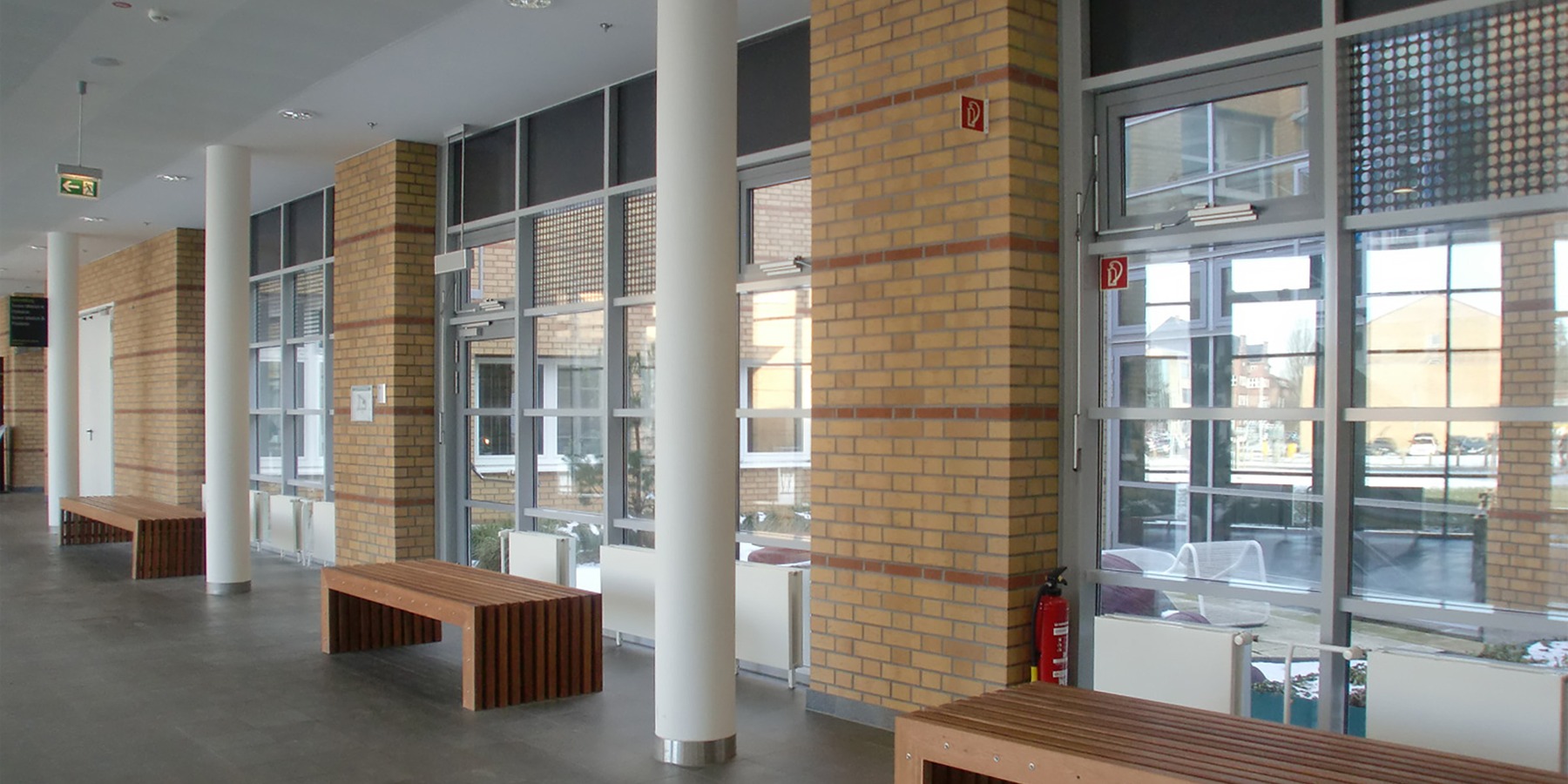 Flur im Erdgeschoss © 2012 Betrieb für Bau und Liegenschaften Mecklenburg-Vorpommern