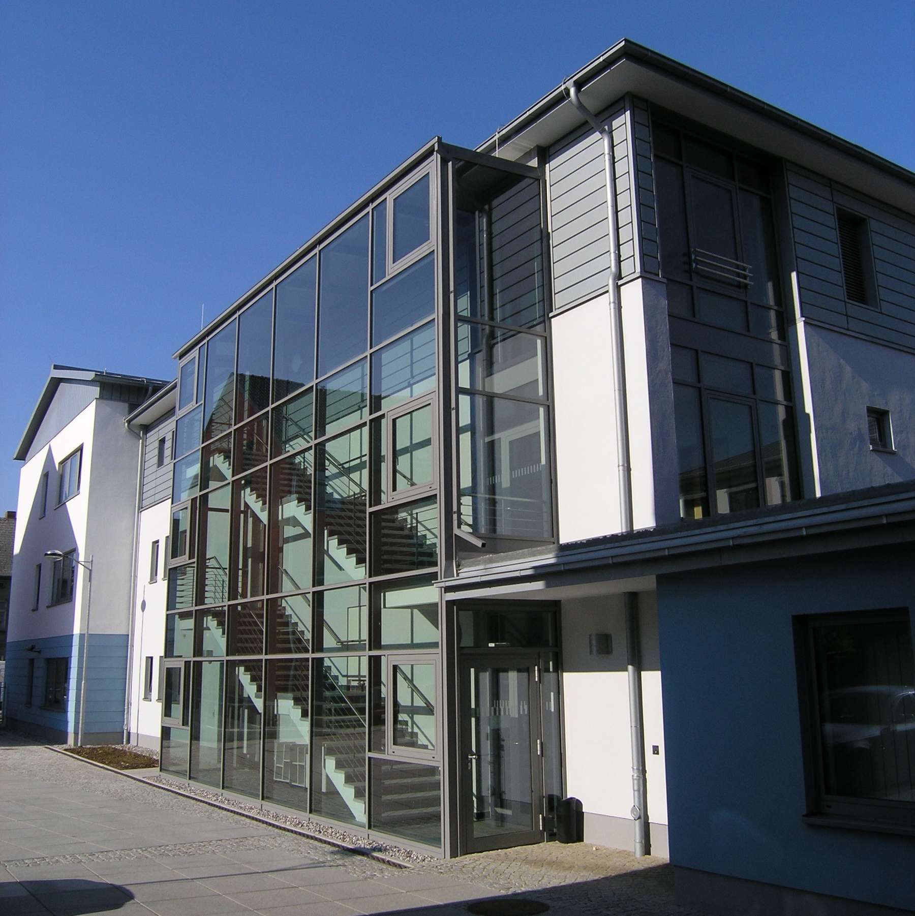 Gerichtsstraße Rückansicht Gebäude 9 - Sozialgericht © 2005 Betrieb für Bau und Liegenschaften Mecklenburg-Vorpommern