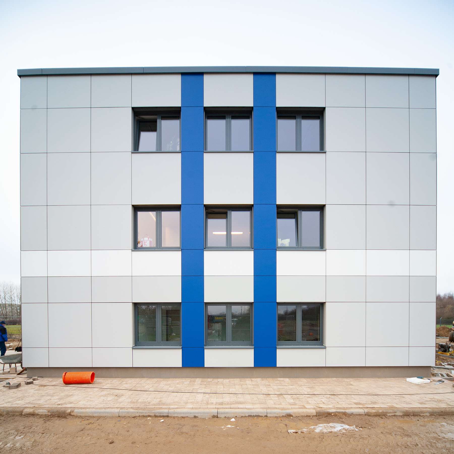 Fassade des Polizeineubaus © 2011 Christian Hoffmann, BBL M-V