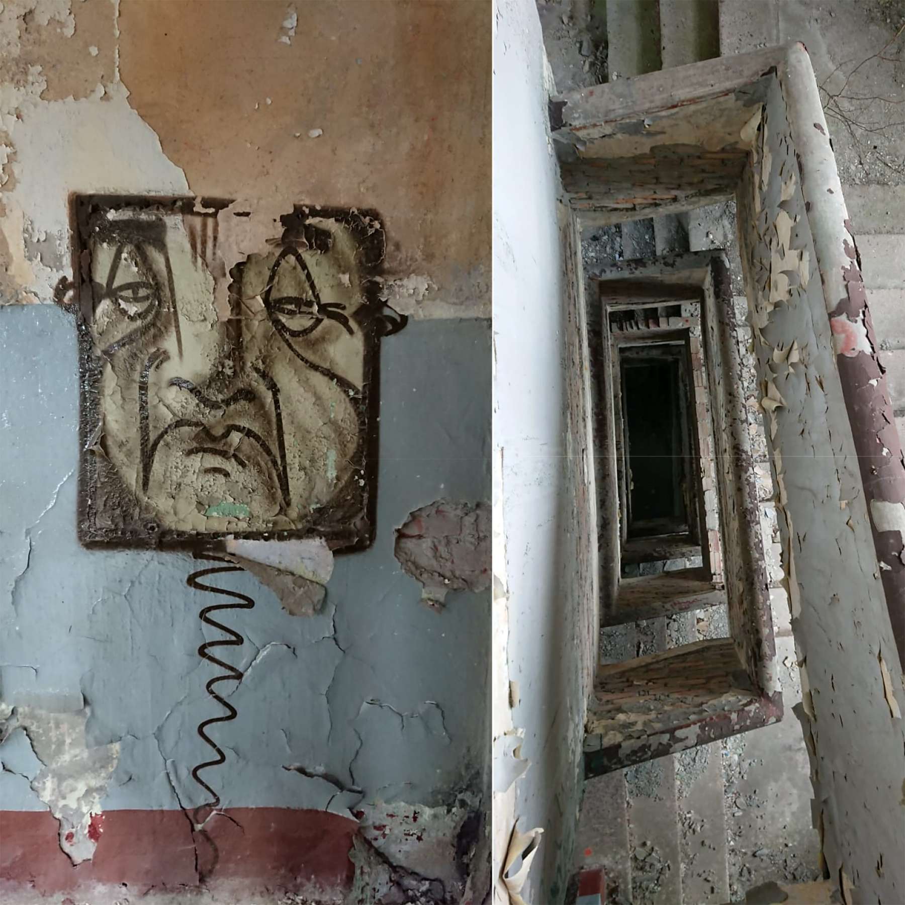 Blick ins Treppenhaus © 2023 Restaurator H.H.Bär