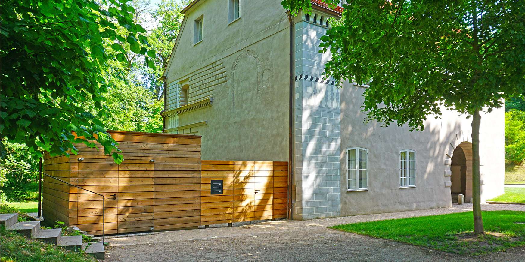 Ansicht mit Nebengelass © 2023 Kühn von Kaehne und Lange