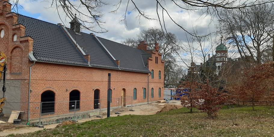 Blick in Richtung Schloss © 2023 SBL Schwerin