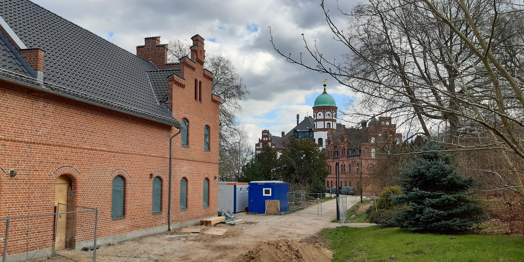 Blick in Richtung Schloss © 2023 SBL Schwerin