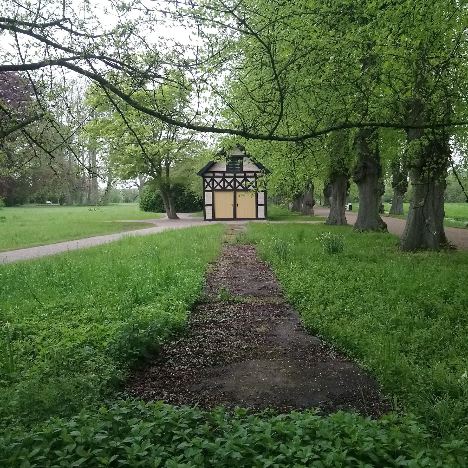 Gartenhaus mit ehemaliger Kegelbahn © 2023 SBL Schwerin