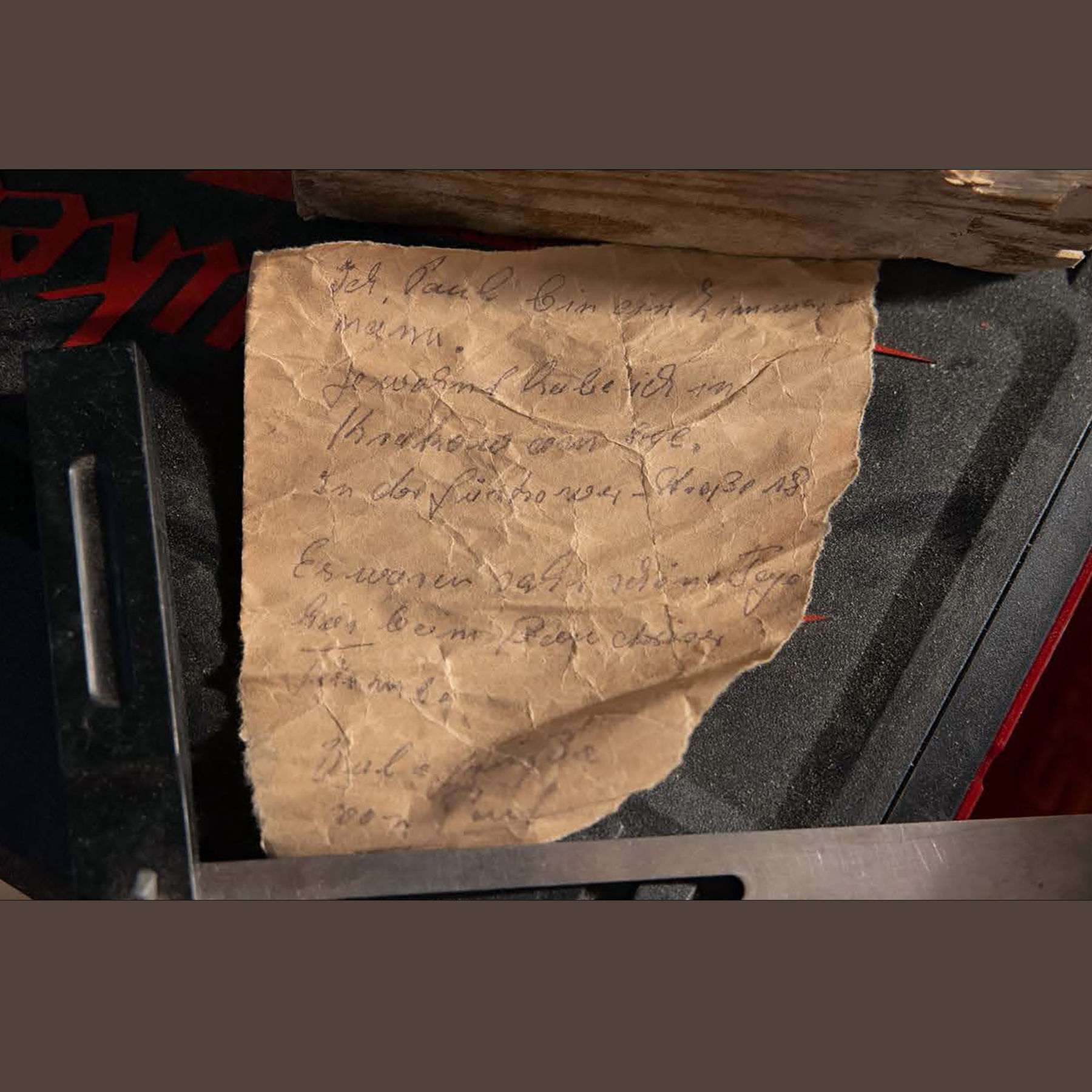 Brief aus Flaschenpost © 2023 SBL Schwerin