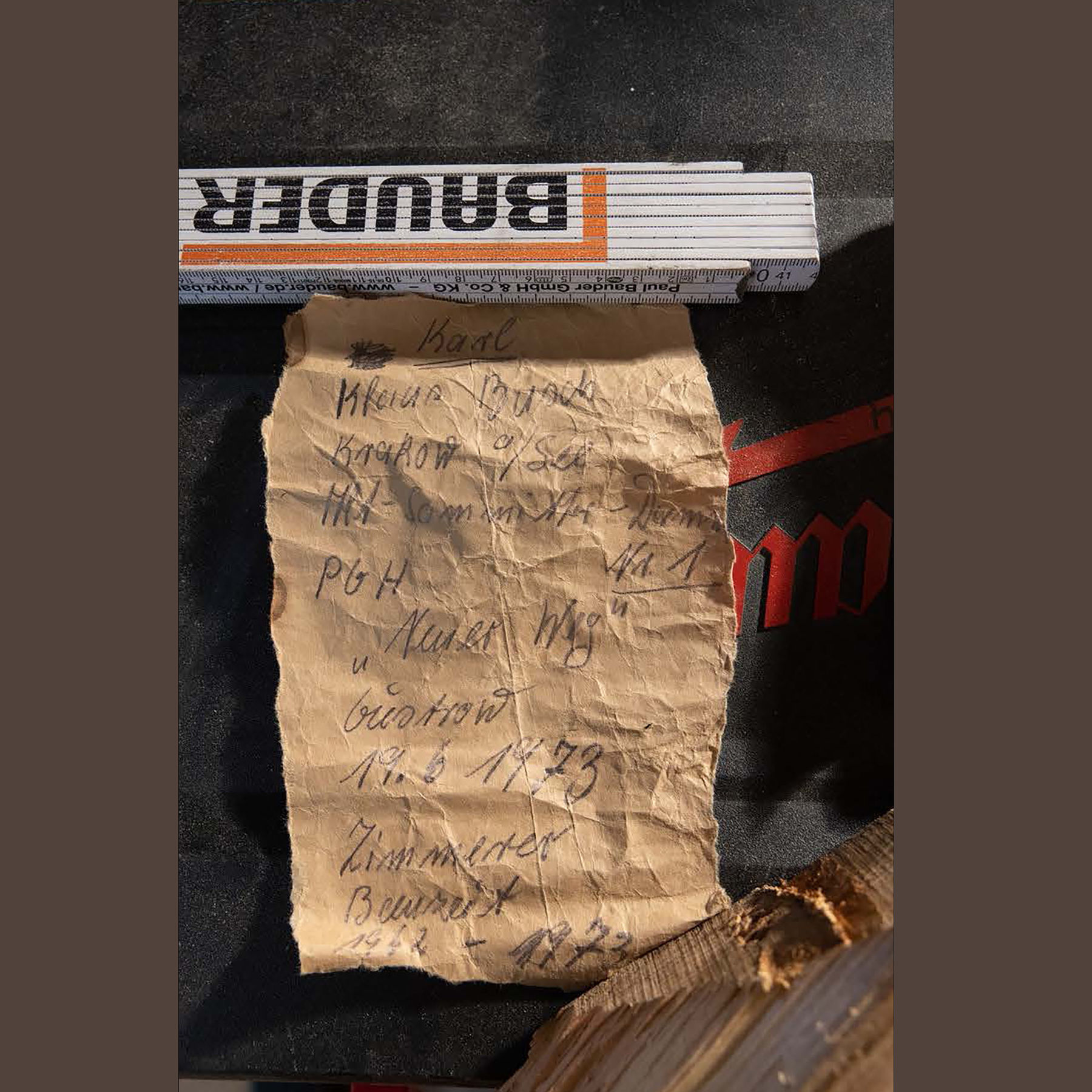 Brief aus Flaschenpost © 2023 SBL Schwerin