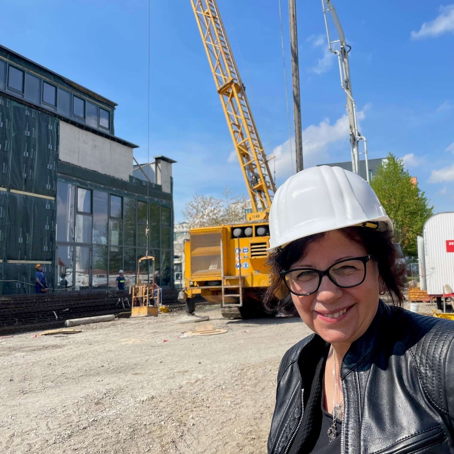 Die SBL-Projektleiterin Heike Wehrle im Einsatz © 2023 Ulrike Pannier_SBL Rostock