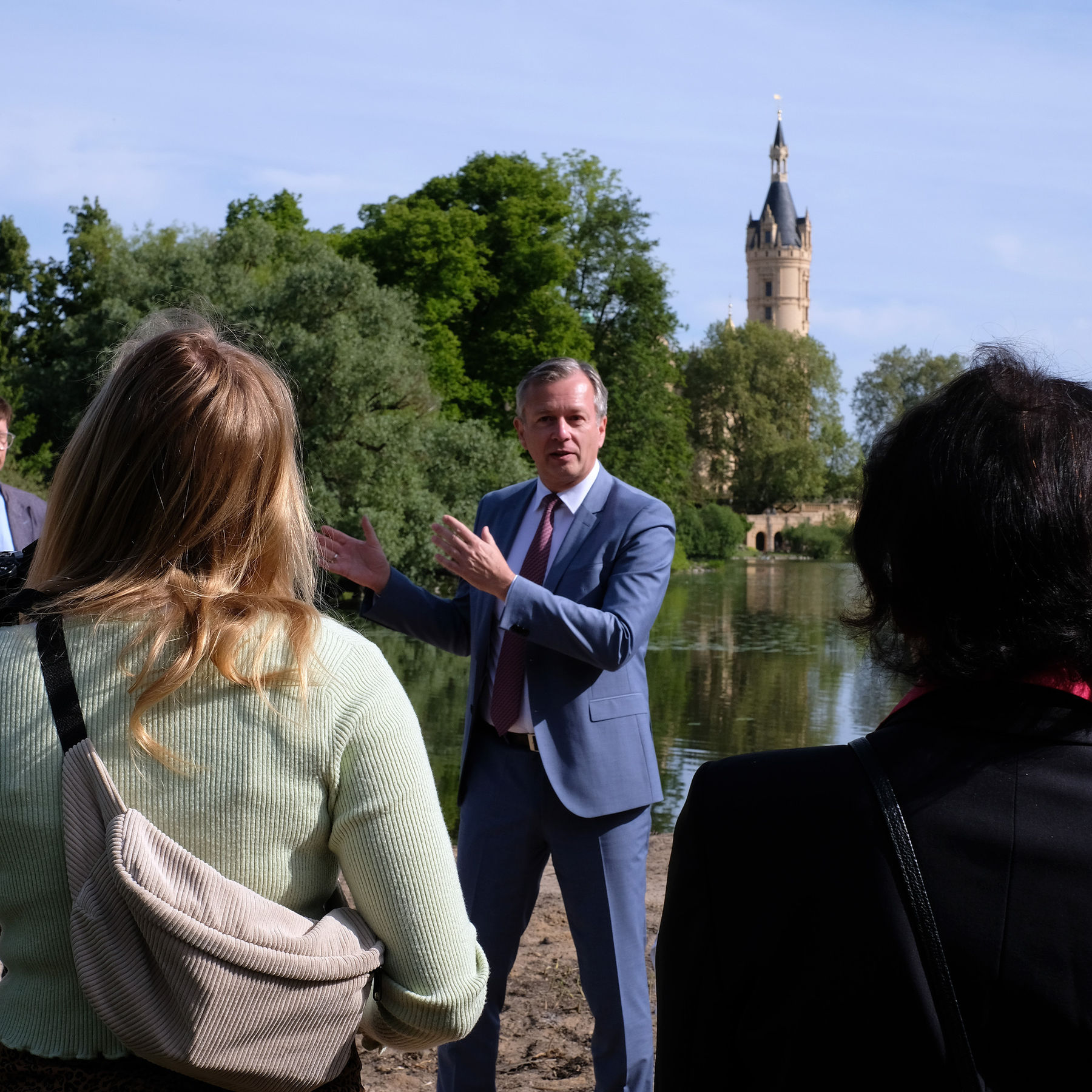 Finanzminister Dr. Heiko Geue beim Grußwort © 2023 SBL Schwerin