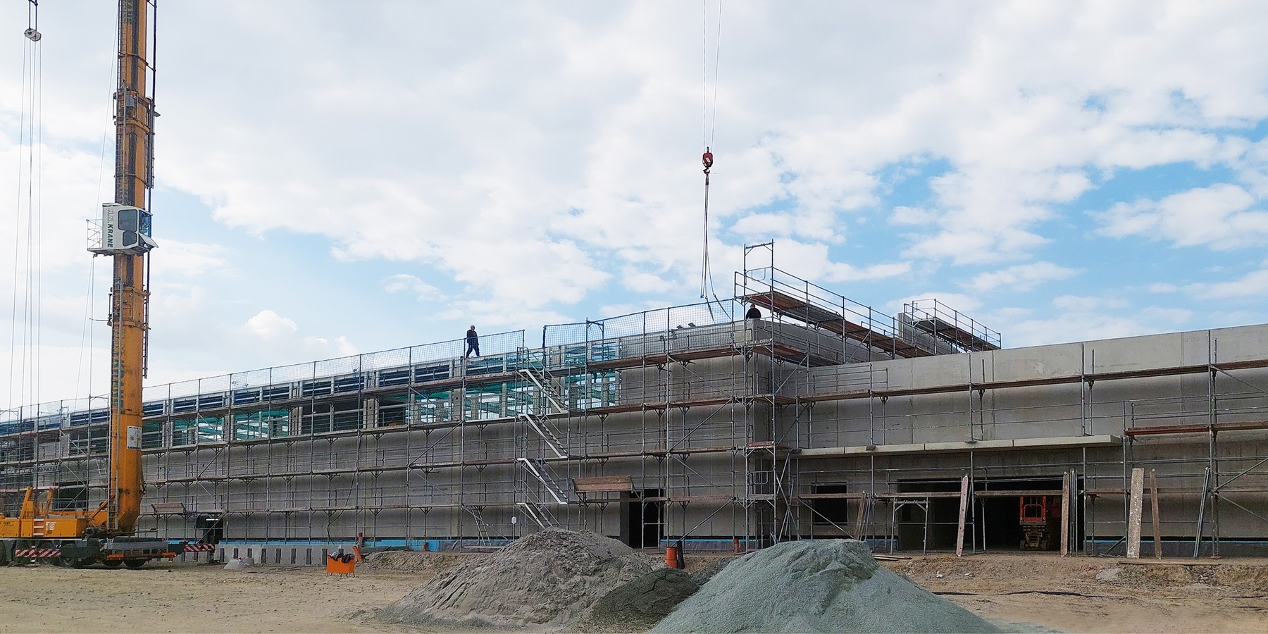 Blick auf den Rohbau © 2023 Lammel, Lerch   Partner mbH, Berlin