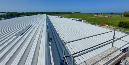 Blick über das Hallendach © 2023 Lammel, Lerch   Partner mbH, Berlin