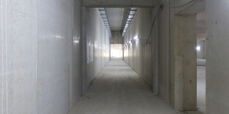 Blick in den Hallenflur © 2023 SBL Greifswald