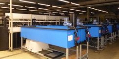 LFA Born - Institut für Fischerei: Blick in die Fischzucht-Halle © 2023 SBL Greifswald