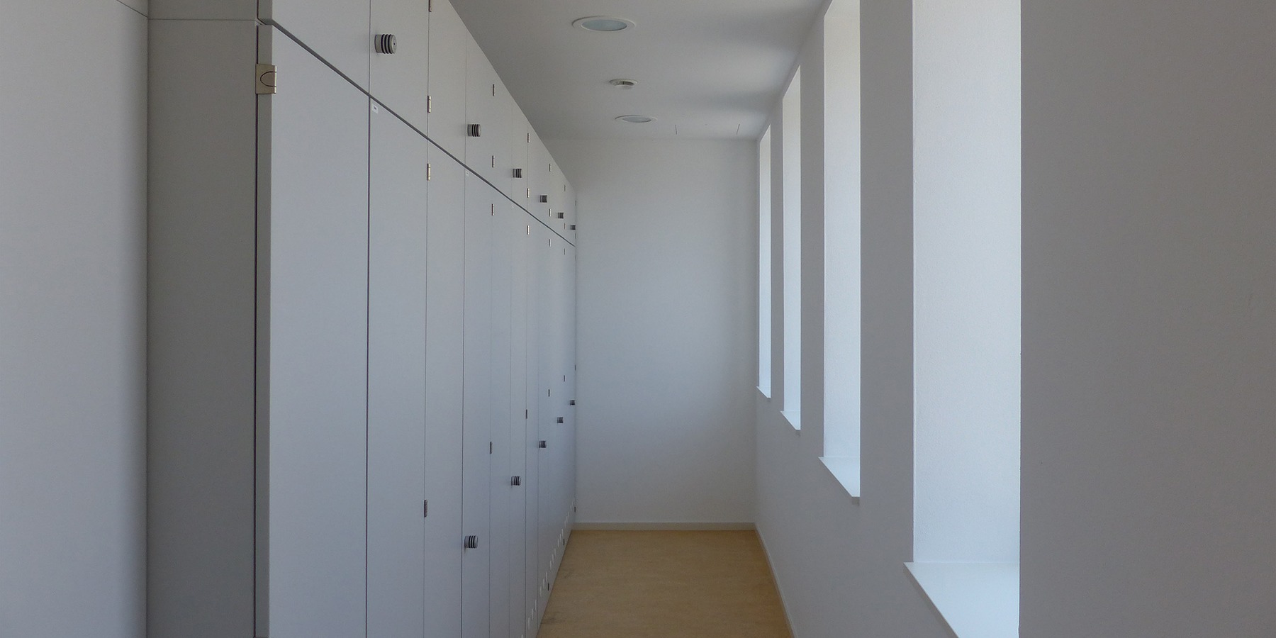 Blick in einen der Umkleideräume © 2023 SBL Greifswald