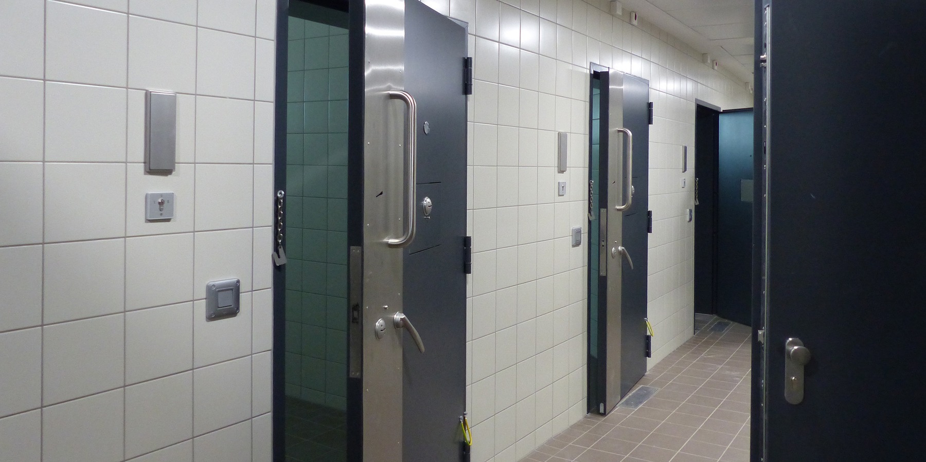 Flur des Gewahrsamsbereiches © 2023 SBL Greifswald