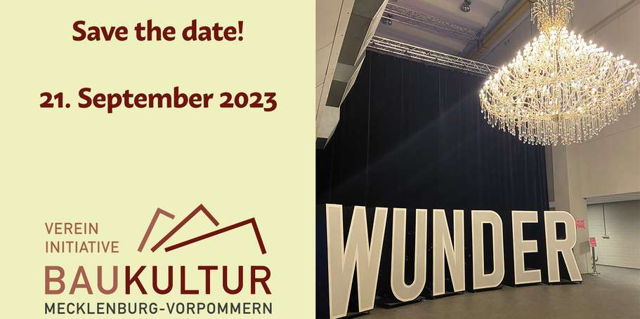 Fest und Marktplatz der Baukultur am 21. September 2023 in Schwerin © Verein Initiative Baukultur MV e. V. / Architektenkammer MV