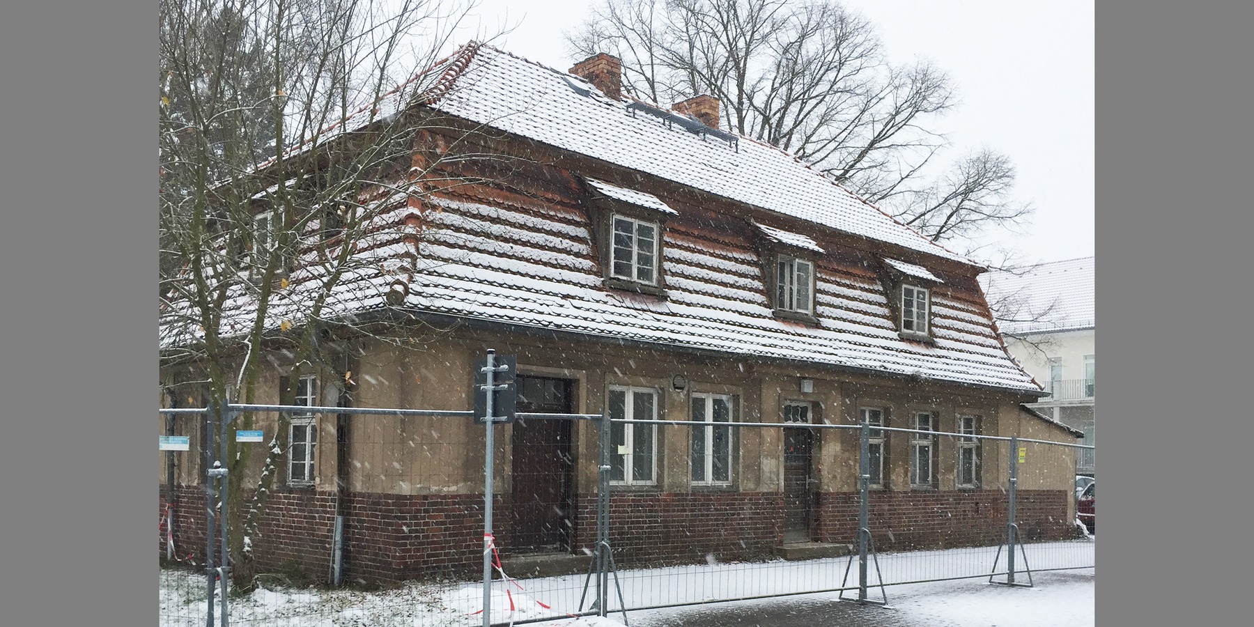 Blick auf das ehemalige Röntgenarchiv vor der Sanierung © 2021 SBL Greifswald