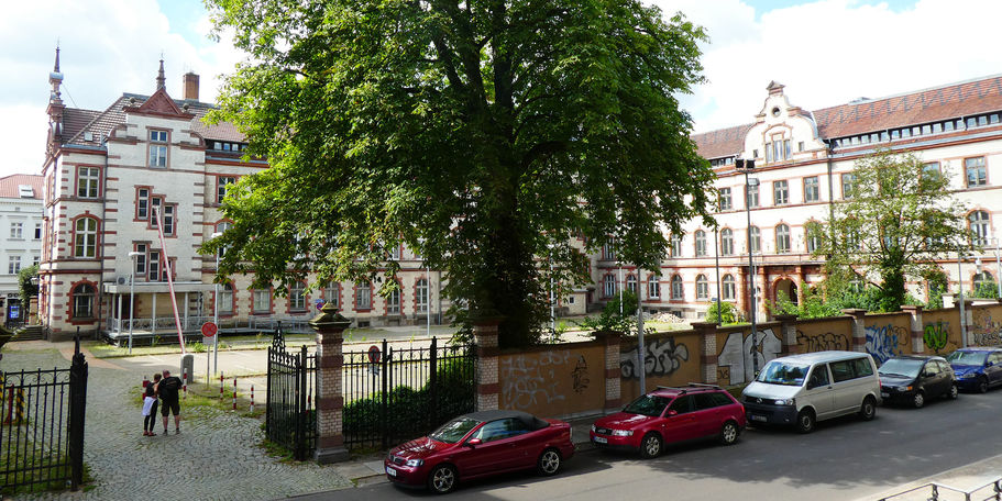 Ansicht Alte Post vom Innenhof © 2024 SBL Schwerin