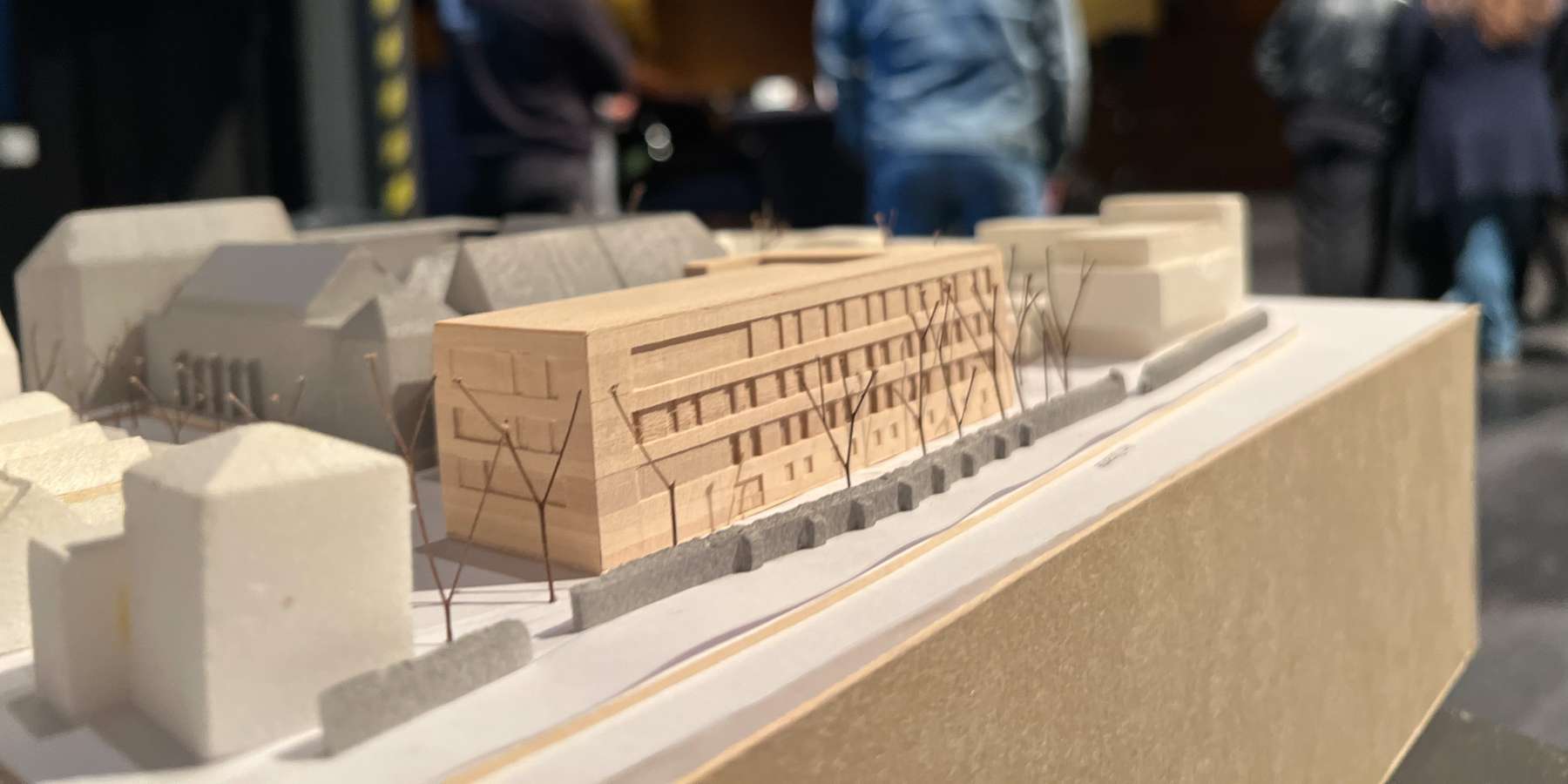 Modell des Erweiterungsbaus © 2023 Christian Hoffmann (Finanzministerium M-V / sbl-mv)