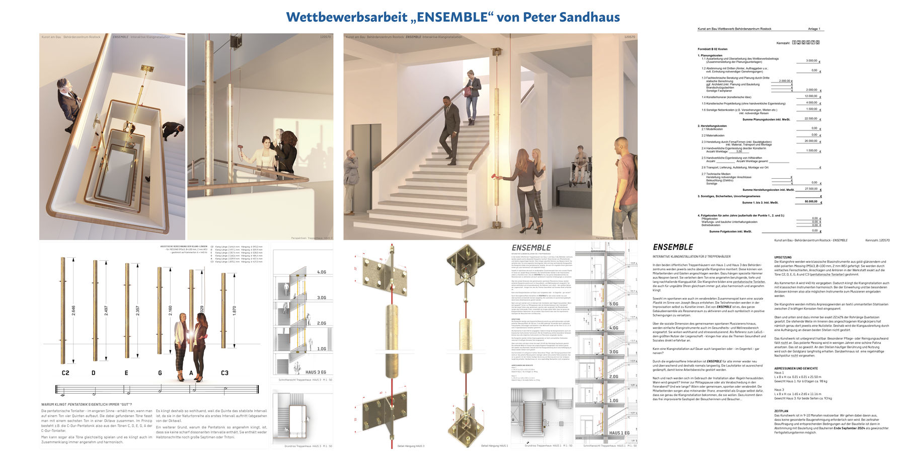 Wettbewerbsarbeit „ENSEMBLE“ von Peter Sandhaus © 2023 SBL Neubrandenburg