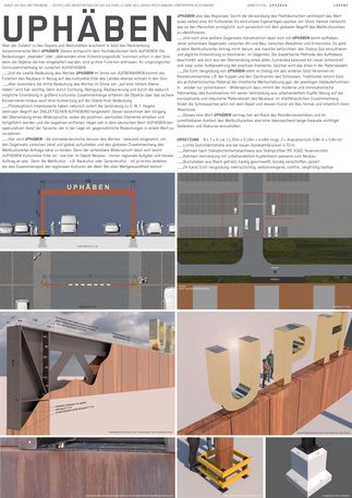 Wettbewerbsarbeit  UPHÄBEN  von Peter Sandhaus, Berlin © 2024 SBL Schwerin
