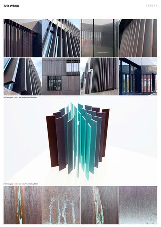 Wettbewerbsarbeit  Zeit-Wände  von Burghard Müller-Dannhausen, Koblenz © 2024 SBL Schwerin