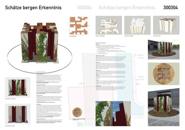 Wettbewerbsarbeit  Schätze bergen Erkenntnis  von Inken Reinert, Berlin © 2024 SBL Schwerin