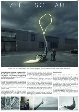 Wettbewerbsarbeit  Zeit-Schlaufe  von Anne Hille, Starkow © 2024 SBL Schwerin