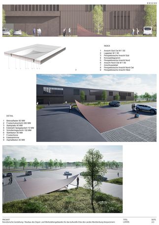 Sieger: Wettbewerbsarbeit  LAYERS  von Daniel Widrig, Stein © 2024 SBL Schwerin