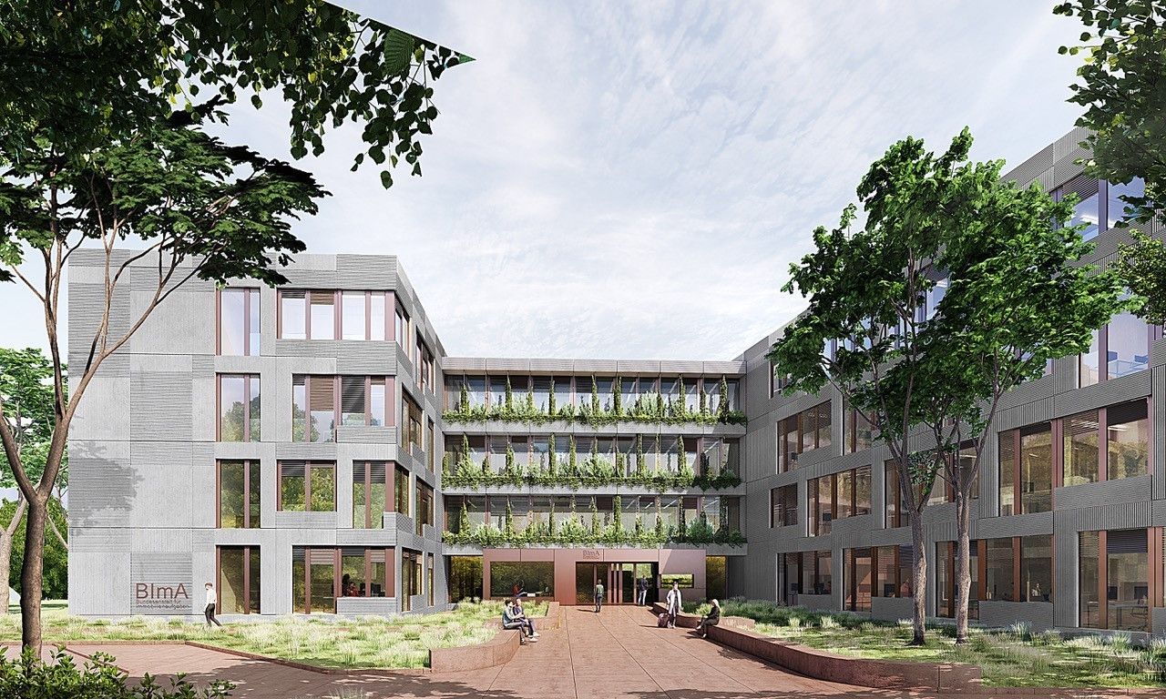 Visualisierung des 1. Preisträgers © léonwohlhage Architekten, Prof. Hilde Léon, Berlin