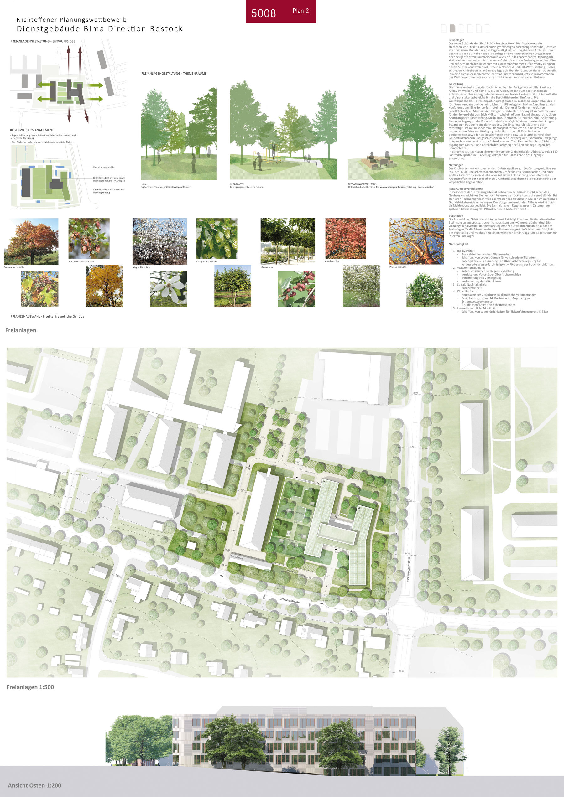 1. Preis: léonwohlhage Gesellschaft von Architekten mbH, Prof. Hilde Léon mit TDB Landschaftsarchitektur Partnerschaft, Eva-Maria Boemans, ZPW Ingenieur-AG, Mirjam Borowietz sowie ahw Ingenieure GmbH, Thiemo Audick und Christoph Piotti © 2024 SBL Schwerin
