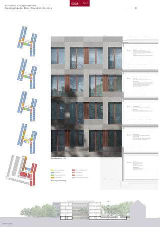 1. Preis: léonwohlhage Gesellschaft von Architekten mbH, Prof. Hilde Léon mit TDB Landschaftsarchitektur Partnerschaft, Eva-Maria Boemans, ZPW Ingenieur-AG, Mirjam Borowietz sowie ahw Ingenieure GmbH, Thiemo Audick und Christoph Piotti © 2024 SBL Schwerin