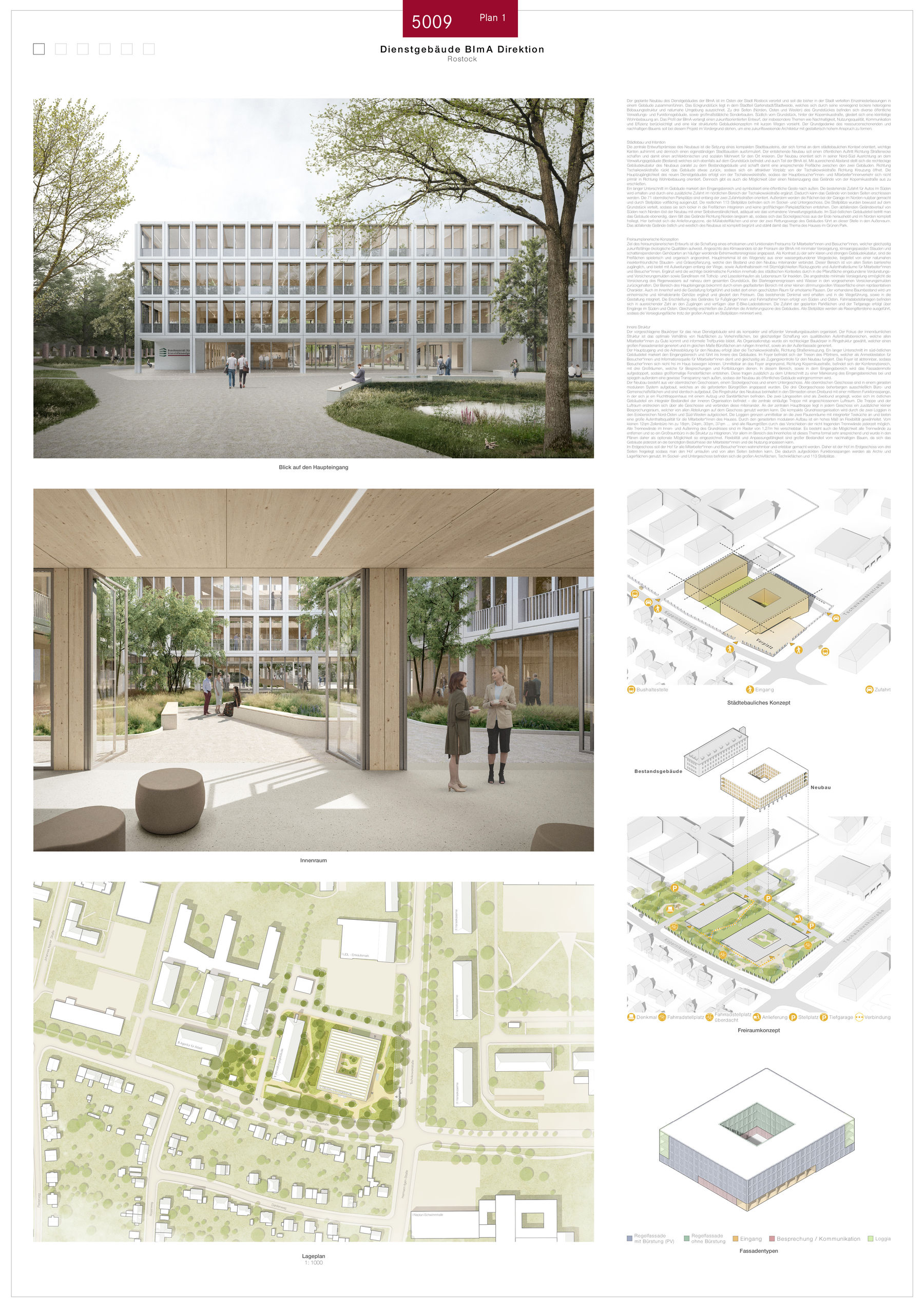 2. Preis: Code Unique Architekten GmbH mit Storch Landschaftsarchitektur und CSZ Ingenieurconsult TA GmbH   Co. KG. © 2024 SBL Schwerin