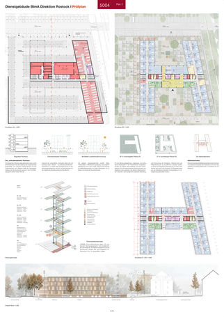 4. Preis: Heinle Wischer, Gesellschaft für Generalplanung mbH aus Berlin mit EGL GmbH, Hamburg (Freiraumplanung), RMN Ingenieure GmbH, Hamburg (Technische Gebäudeausstattung) sowie Wetzel   von Seht Part. mbH Hamburg (Tragwerk) © 2024 SBL Schwerin