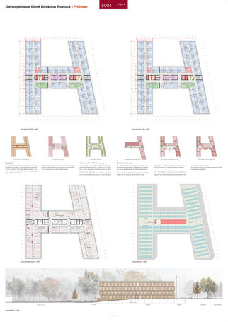 4. Preis: Heinle Wischer, Gesellschaft für Generalplanung mbH aus Berlin mit EGL GmbH, Hamburg (Freiraumplanung), RMN Ingenieure GmbH, Hamburg (Technische Gebäudeausstattung) sowie Wetzel   von Seht Part. mbH Hamburg (Tragwerk) © 2024 SBL Schwerin