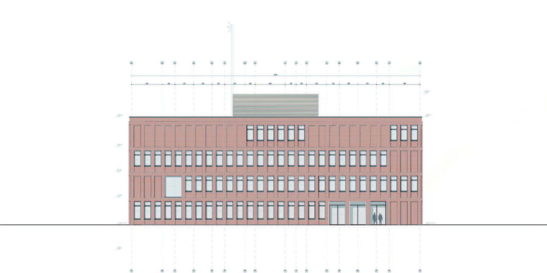 Ansicht West © 2024 Huber Staudt Architekten mbH, Berlin