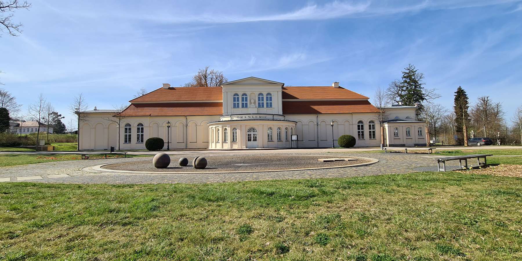 Die sanierte Orangerie. © 2024 SBL Neubrandenburg