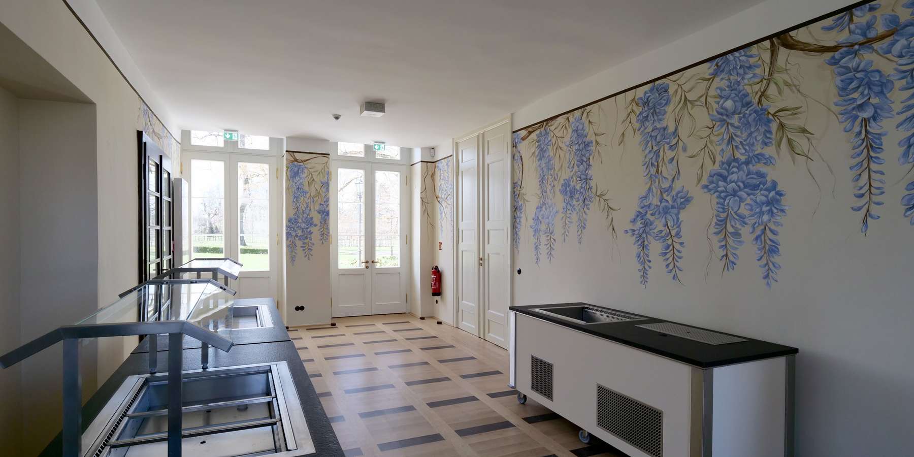 Blick in das Gartenzimmer. © 2024 SBL Neubrandenburg