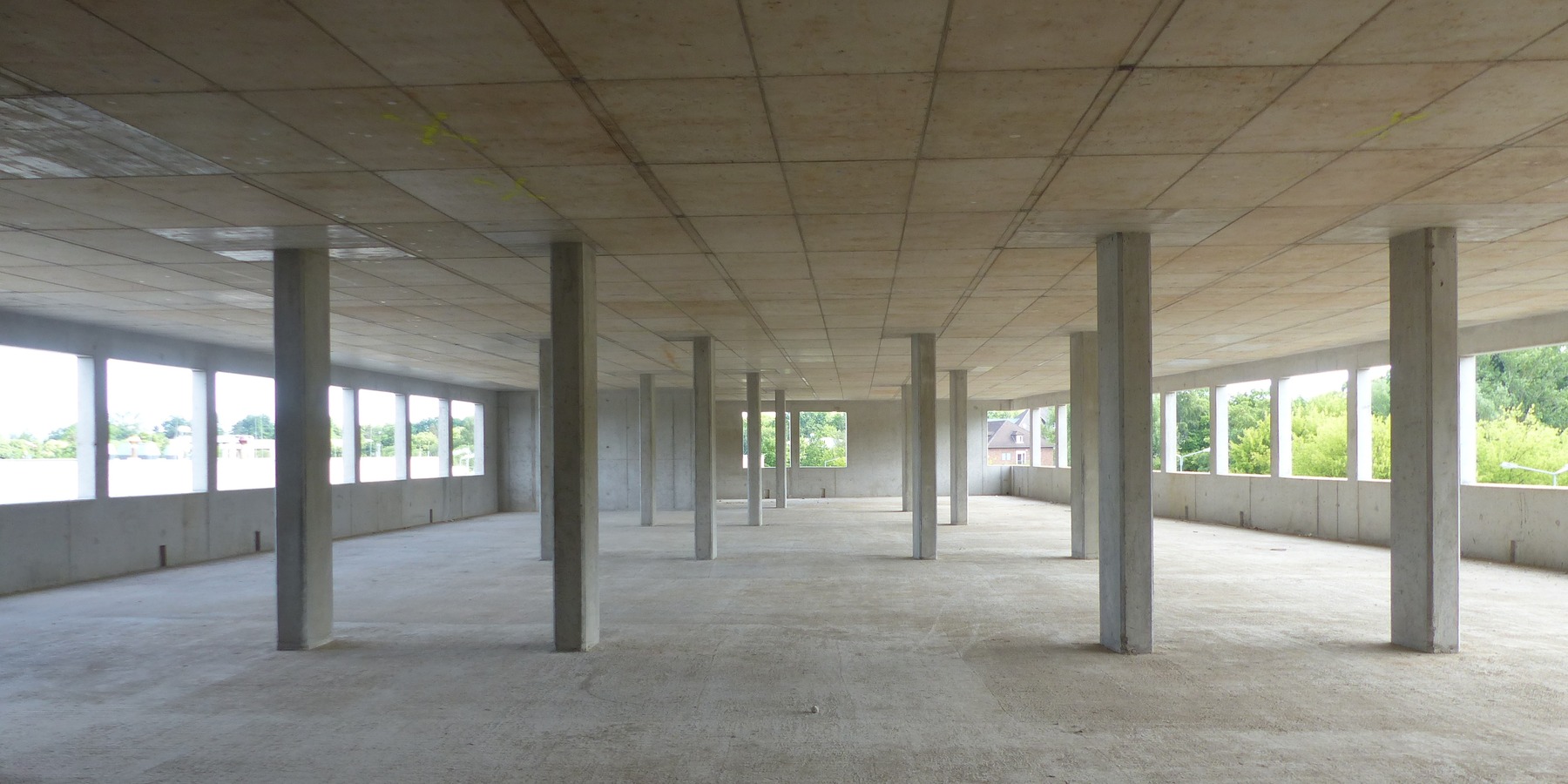 Neubau CM - Blick in den Rohbau - Bautenstand Juni 2024 © 2024 SBL Greifswald