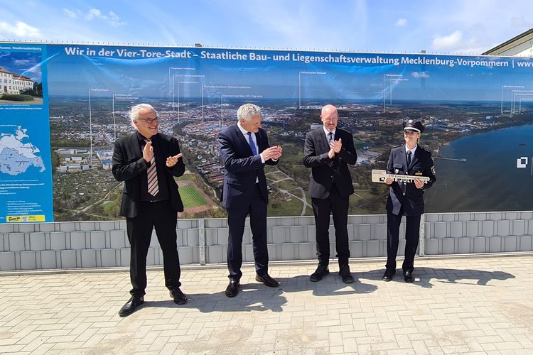 Grundsteinlegung in Neubrandenburg ©2024 Staatliches Bau- und Liegenschaftsamt Neubrandenburg