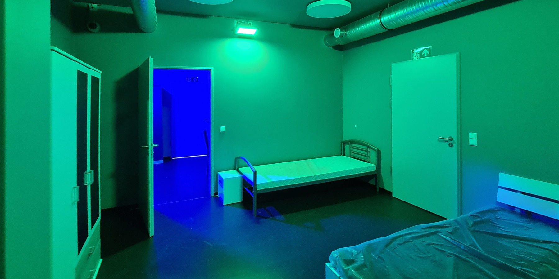 Blick in einen Situationstrainingsraum. © 2024 Staatliches Bau- und Liegenschaftsamt Neubrandenburg