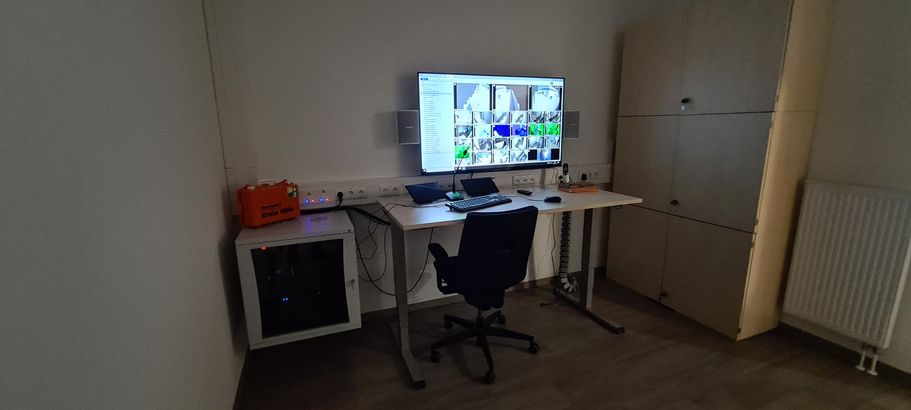Blick in den Regieraum. © 2024 Staatliches Bau- und Liegenschaftsamt Neubrandenburg