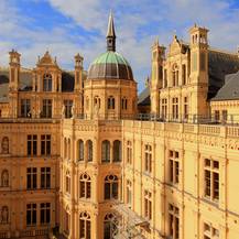 Schloss Schwerin - Fassade im Innenhof © 2016 Christian Hoffmann (sbl-mv / Finanzministerium MV)