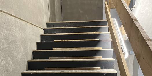 Eingeschalte Betontreppe © 2024 SBL Rostock