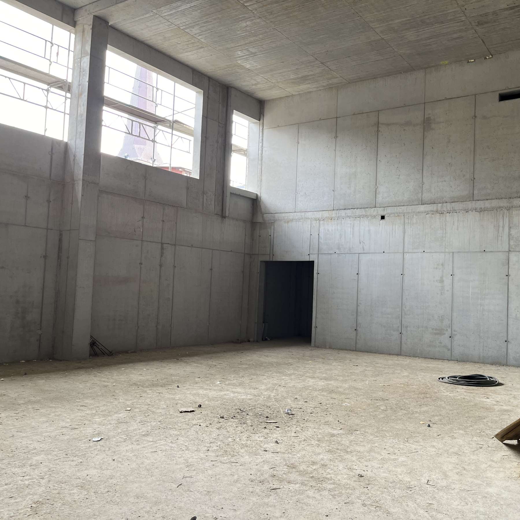 Blick ins Inneren des Rohbaus © 2024 SBL Rostock