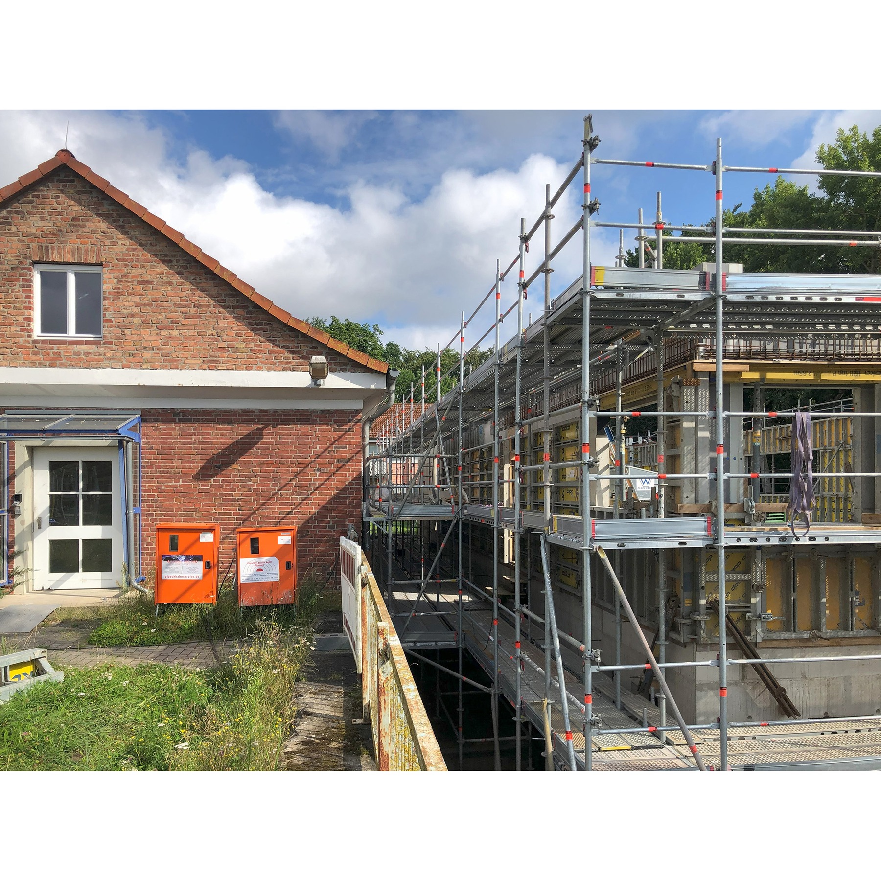 Baustelle im Juli 2024 © 2024 Warnkross.Kartheus.Architekten.PartGmbB Stralsund