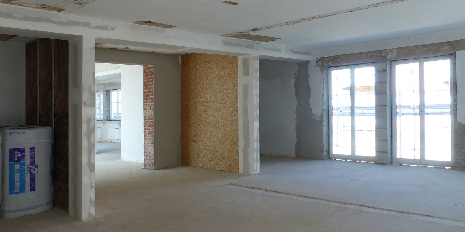 Blick in das Bestandsgebäude Haus 2 - hier erfolgen zeitgleich zur Errichtung des Erweiterungsbaus notwendige Anpassungs-, Sanierungs- und Instandsetzungsmaßnahmen © 2024 SBL Greifswald