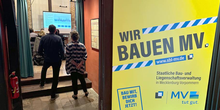 Wir bewirtschaften die landeseigenen und angemieteten Liegenschaften für unsere Nutzer. © 2024 Christian Hoffmann (sbl-mv / Finanzministerium MV)