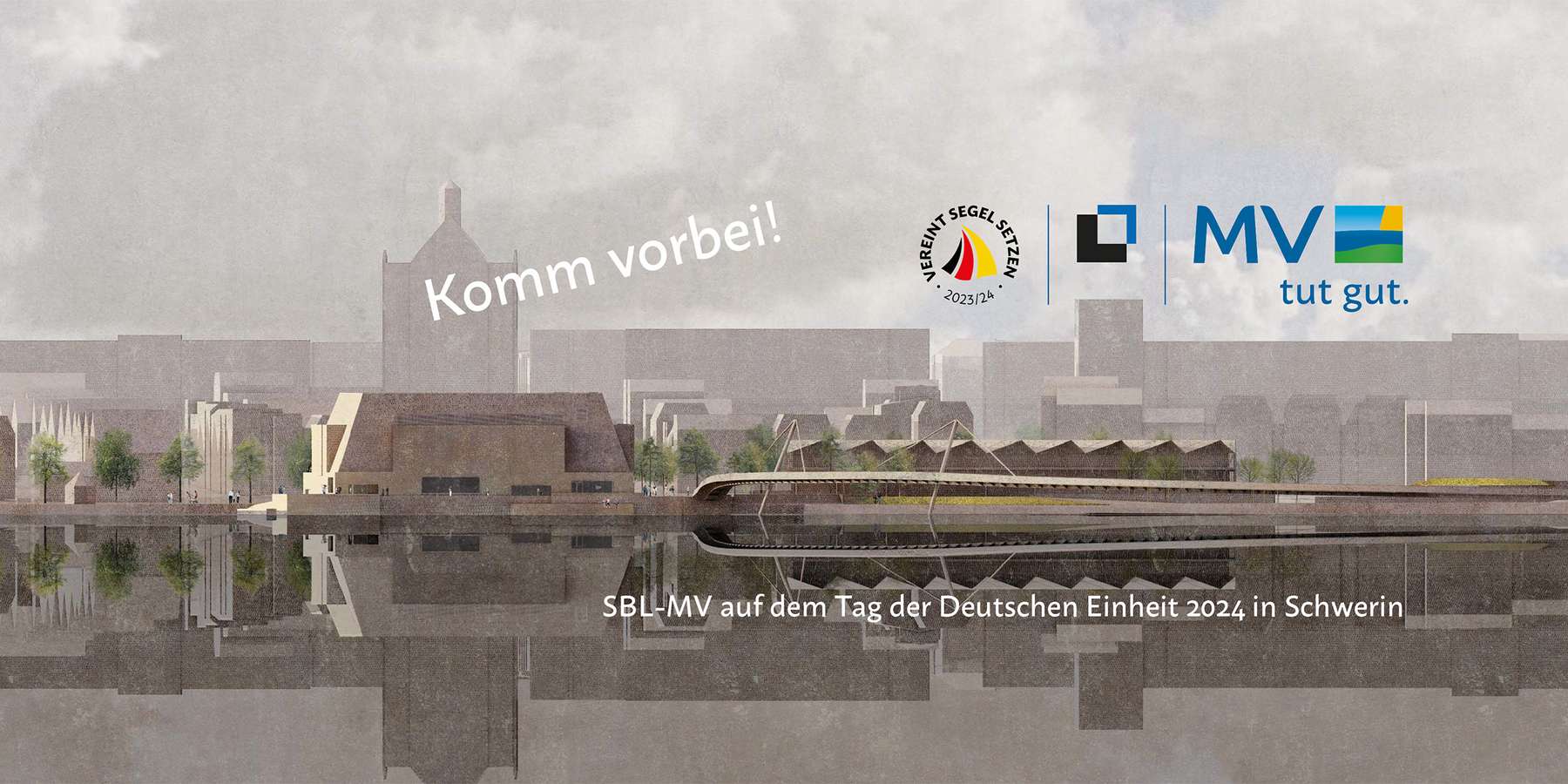 Die SBL-MV präsentiert sich unter dem Dach der Architektenkammer MV zu den Feierlichkeiten zum Tag der Deutschen Einheit vom 2. bis 4. Oktober 2024 in der Landeshauptstadt Mecklenburg-Vorpommerns. © 2022 Lundgaard   Tranberg Arkitekter A/S, Kopenhagen